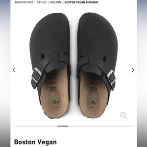 Birkenstock Boston Vegan clog-in excellent used condition! 38/ 7-7.5 women’s